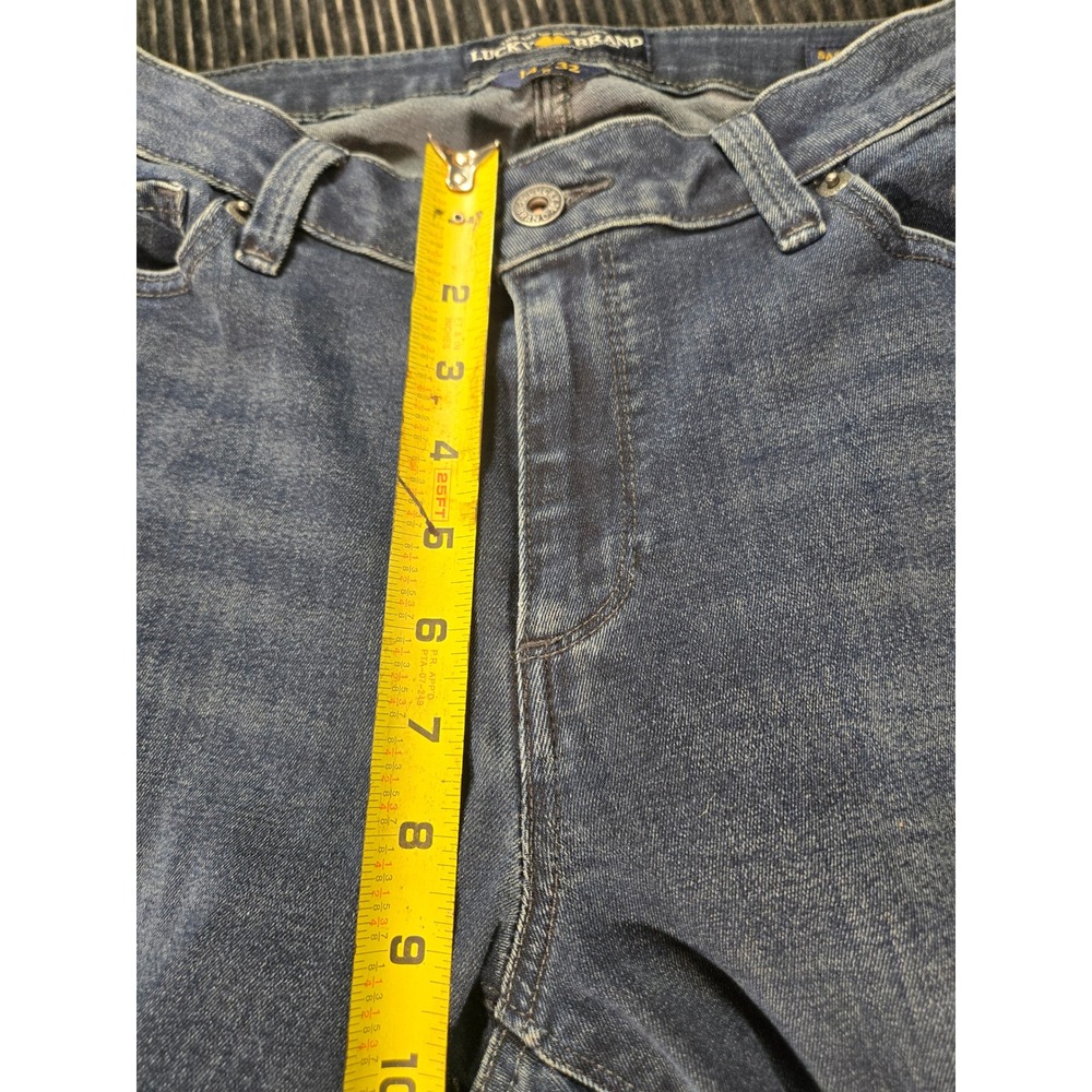 Lucky Brand Sasha Super Skinny Jeans Womens 14/32 Medium Wash Blue Denim M Rise - Picture 4 of 9